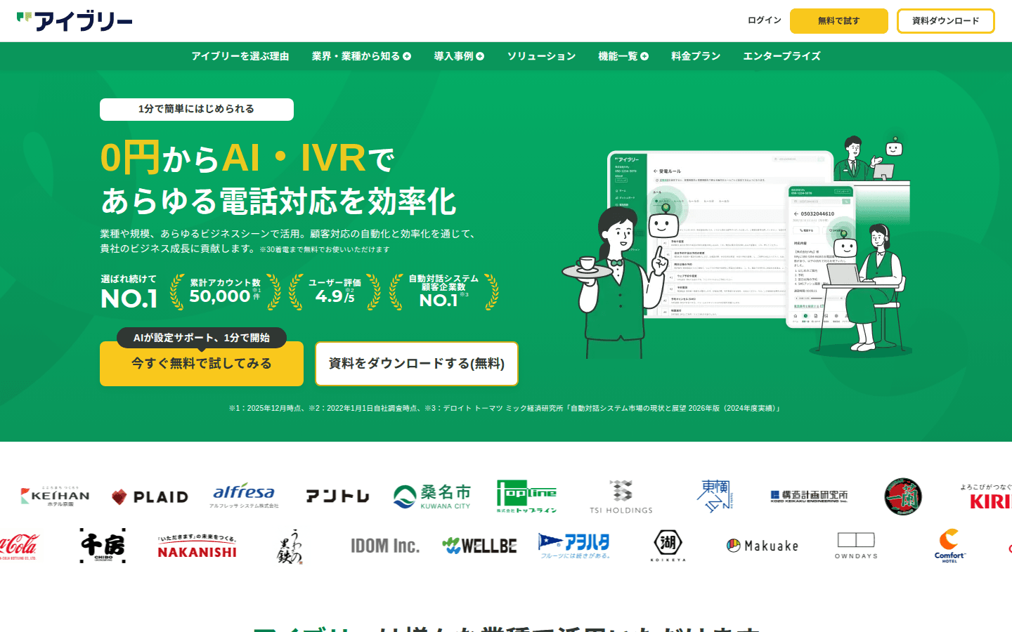 IVRy（アイブリー）